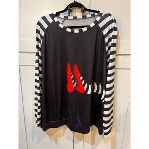 Wicked Witch of the West Black White Wizard of Oz T-Shirt Women’s 4X